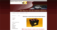 Desktop Screenshot of oldtimer-batterie-service.de